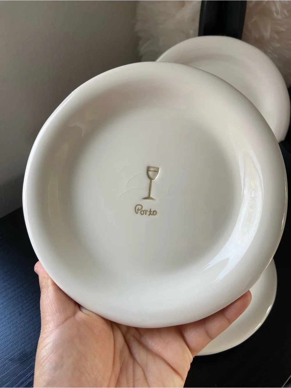 Williams Sonoma Appetizer Plates WINE Series Dishes Charcuterie Set of 4